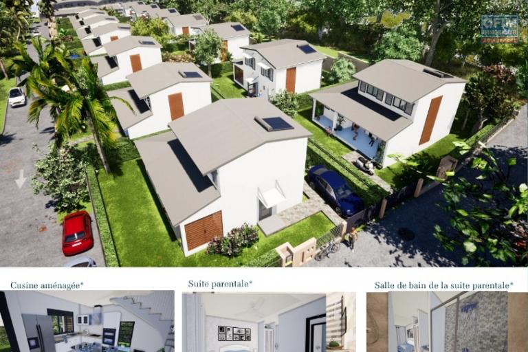 Charmantes Villas 100 m2 avec 3 chambres et  jardin ,centre ville de Piton St Leu
