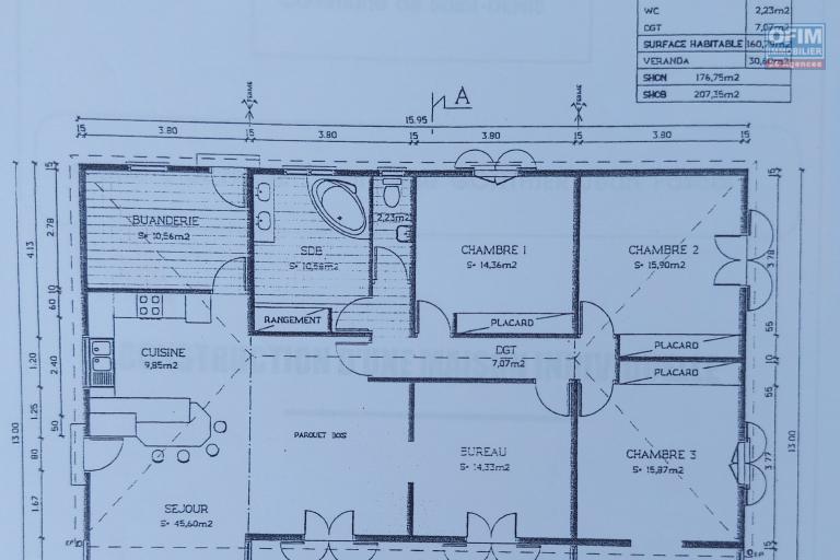 A vendre charmante maison familiale de 160 m2 en impasse dans les bas de la Bretagne