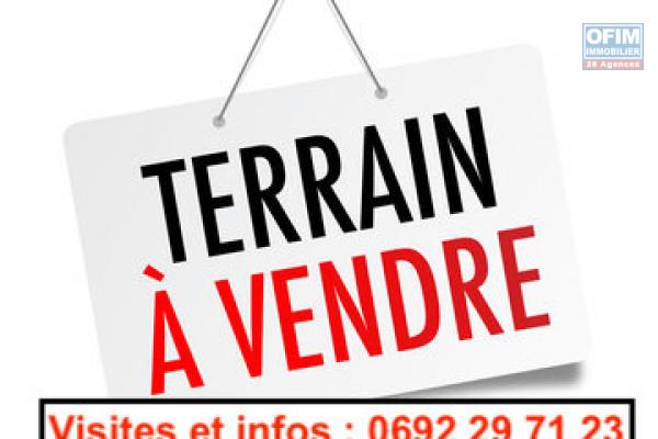 A Vendre parcelle constructible de 827m2 proche centre ville