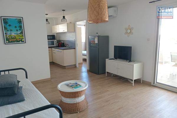 A LOUER APPARTEMENT F2 MEUBLE DE 50 M2 PROCHE DES PLAGES LA SALINE LES BAINS